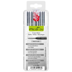 Pica Estuche Minas Albañil 4030/sb 10 Unidades One Size Graphite