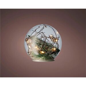 Lumineo Bola Decorativa Micro Led 18 Cm One Size Clear / Green / Brown
