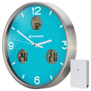 Bresser Reloj Pared Mytime Io Nx One Size Silver / Light Blue
