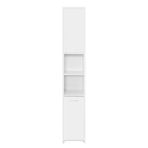 Ml-design Mueble De Baño 30x190x30 Cm 30 x 190 x 30 cm White