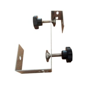 Kekai Soporte De Pared Para Estufa Exterior 2x10x4 cm Chrome