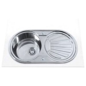 Edesa Fregadero Cocina K2 Se 84 1c1e 84x44x18 Cm One Size Stainless Steel