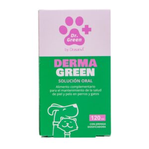 Dr. Green Manto Canino Y Felino Vía Oral Dermagreen 120ml Solución Oral One Size Multicolour