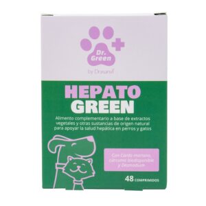 Dr. Green Salud Hepática Mascotas Hepatogreen 48 Comprimidos One Size Multicolour