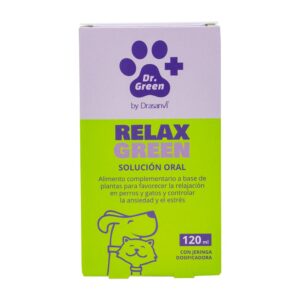 Dr. Green Relax Y Bienestar Mascotas Relaxgreen 120ml Solución Oral One Size Multicolour