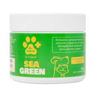 Dr. Green Manto Canino Y Felino Seagreen 100gr Via Oral One Size Multicolour