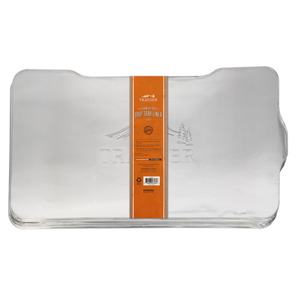 Traeger Revestimientos Para Bandeja De Goteo Ironwood 885 5 Unidades One Size Grey