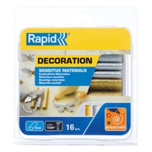 Rapid Barra Pegamento Bt Glitter Oval One Size White