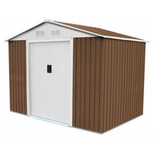 Gardiun Caseta En Acero Galvanizado Cambridge 4.72m² 261 x 181 x 198 cm Brown