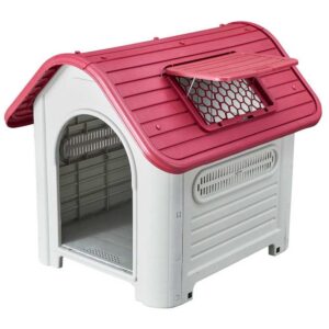 Gardiun Caseta En Resina Para Perros Dakota 72 x 87 x 75 cm Red