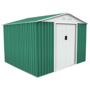 Gardiun Caseta En Acero Galvanizado Glasgow 6.3m² 261 x 241 x 198 cm Green
