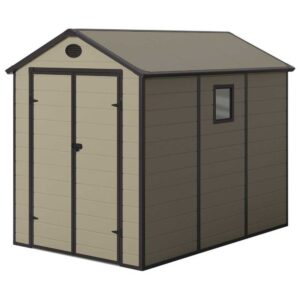Gardiun Caseta En Resina Graciella 5.23m² 188 x 278 x 225 cm Beige / Chocolate