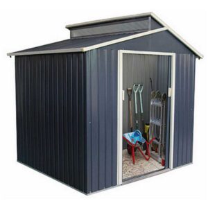 Gardiun Caseta En Acero Galvanizado Liverpool 2.84m² 220 x 129 x 214 cm Anthracite