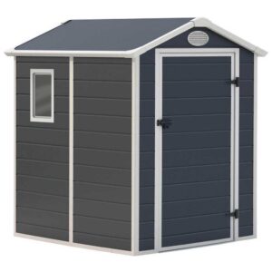 Gardiun Caseta En Resina Marena 2.47m² 130 x 190 x 203 cm Anthracite