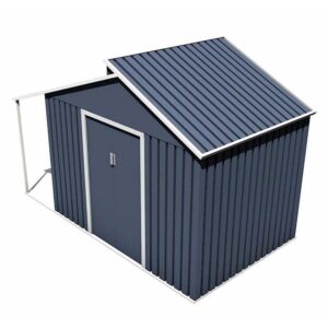 Gardiun Caseta En Acero Galvanizado Marlow 6.85m² 355 x 193 x 237 cm Anthracite