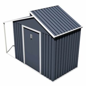Gardiun Caseta En Acero Galvanizado Nottingham 3.78m² 293 x 129 x 229 cm Anthracite