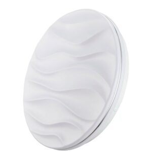 Edm Aplique Led Superficie 12w 1160lumen 6500k 27 Cm Desert One Size White
