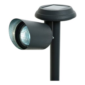 Lumineo Estaca Jardín Led Proyector Solar 6400k One Size Black