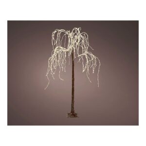 Lumineo Árbol Led Sauce Llorón Nevado Ip44 150 Cm One Size Brown