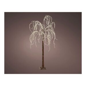 Lumineo Árbol Led Sauce Llorón Nevado Ip44 180 Cm One Size Brown