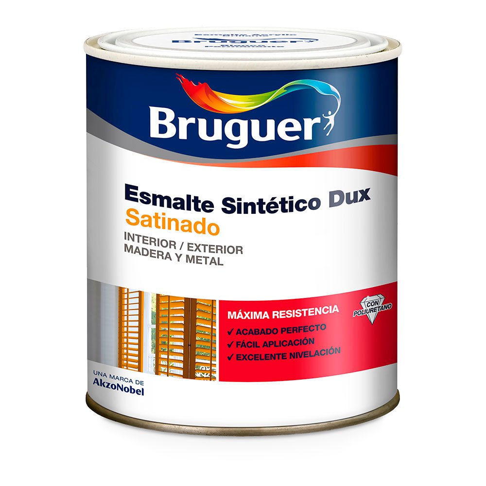 Bruguer Esmalte Satinado Sintético Dux 0.75l One Size White