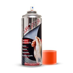 Wrapp Spray Naranja 400ml One Size Black / White