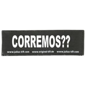 Julius K-9 Etiqueta Para Arnés Corremos?? 2 Units Big