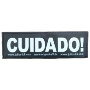 Julius K-9 Etiqueta Para Arnés Cuidado! 2 Units Small