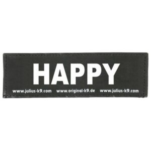 Julius K-9 Etiqueta Para Arnés Happy 2 Units Big