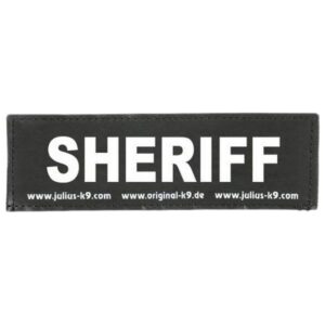Julius K-9 Etiqueta Para Arnés Sheriff 2 Units Small