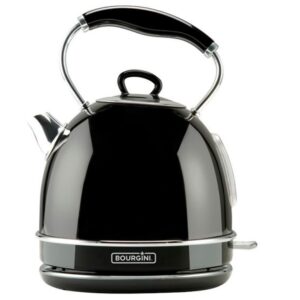 Bourgini Hervidor Agua Nostalgic 230009 1.7l One Size Black