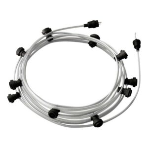 Creative Cables Guirnalda Lumet System 10 Bombillas 12.5 M One Size Grey / Black