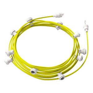 Creative Cables Guirnalda Lumet System 10 Bombillas 12.5 M One Size Lime / White