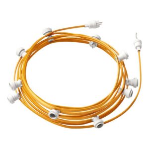 Creative Cables Guirnalda Lumet System 10 Bombillas 12.5 M One Size Orange / White