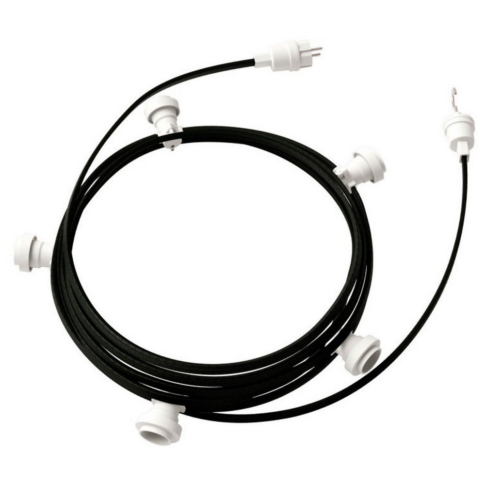Creative Cables Guirnalda Lumet System 5 Bombillas 7.5 M One Size Black / White
