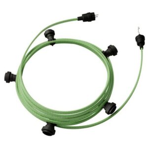 Creative Cables Guirnalda Lumet System 5 Bombillas 7.5 M One Size Green / Black