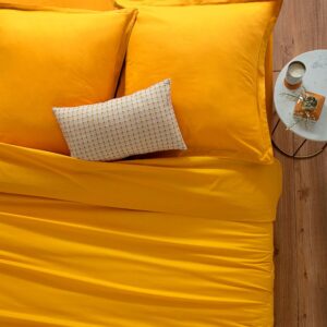 Atmosphera Funda Nórdica 240x220 Cm One Size Mustard