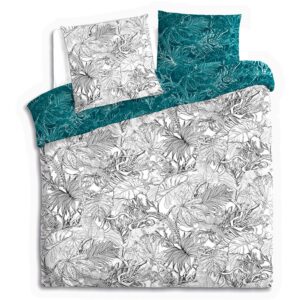 Atmosphera Funda Nórdica Jungle 240x220 Cm One Size White / Blue