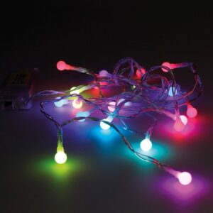 Decorative Lighting Guirnalda A Pilas 10 Led Rgb 1.3 M One Size Multicolor