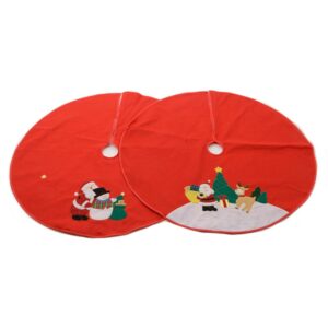 Decoris Base Redonda Árbol Navidad 100 Cm One Size Red