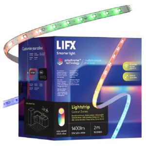Lifx Tira Luces Led Lz3sk2meu Rgb 17w 1400 Lumens 9000k 2 M One Size White
