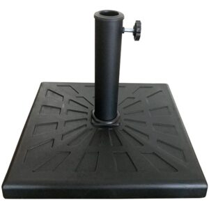 Aktive Soporte Cuadrado Polirresina Para Parasol One Size Black