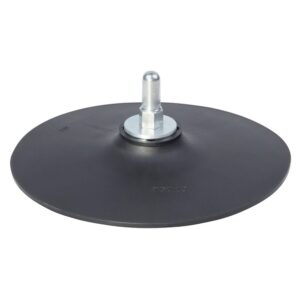 Wolfcraft Plato Goma Vástago 8 Mm 125 2020000 One Size Black / Silver