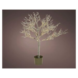 Lumineo Arbol Navidad Acrilico Led 71508 100 Cm One Size White