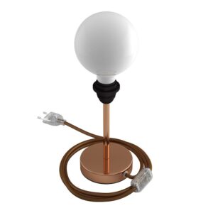 Creative Cables Lámpara Mesa Sin Pantalla Alzaluce 15 Cm EU Plug Copper
