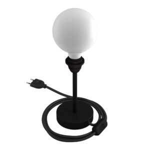 Creative Cables Lámpara Mesa Sin Pantalla Alzaluce 15 Cm UK Plug Matt Black