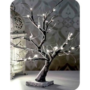 Edm Árbol Navidad A Pilas 3d Sakura 45 Cm One Size Warm White