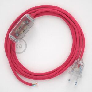 Creative Cables Cable Lámpara Rm08 1.8 M One Size Fuchsia / Clear
