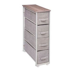 5 Five Cajonera Estrecha 73.5x48x20 Cm One Size Light Grey