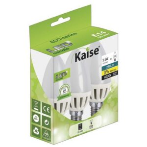 Verbatim Bombilla Led Vela Li35240 E14 3.5w 1160 Lumens 3 Unidades One Size White